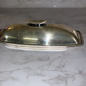 Gorgeous Gorman Silver Plated Butter Dish - Classic Beauty Perfect for Holidays